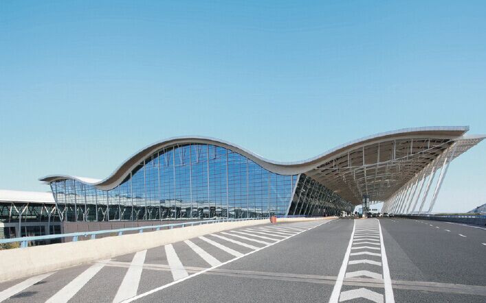 上海浦東國(guó)際機(jī)場(chǎng)第四跑道燈光站綜合樓、東航機(jī)庫(kù)等